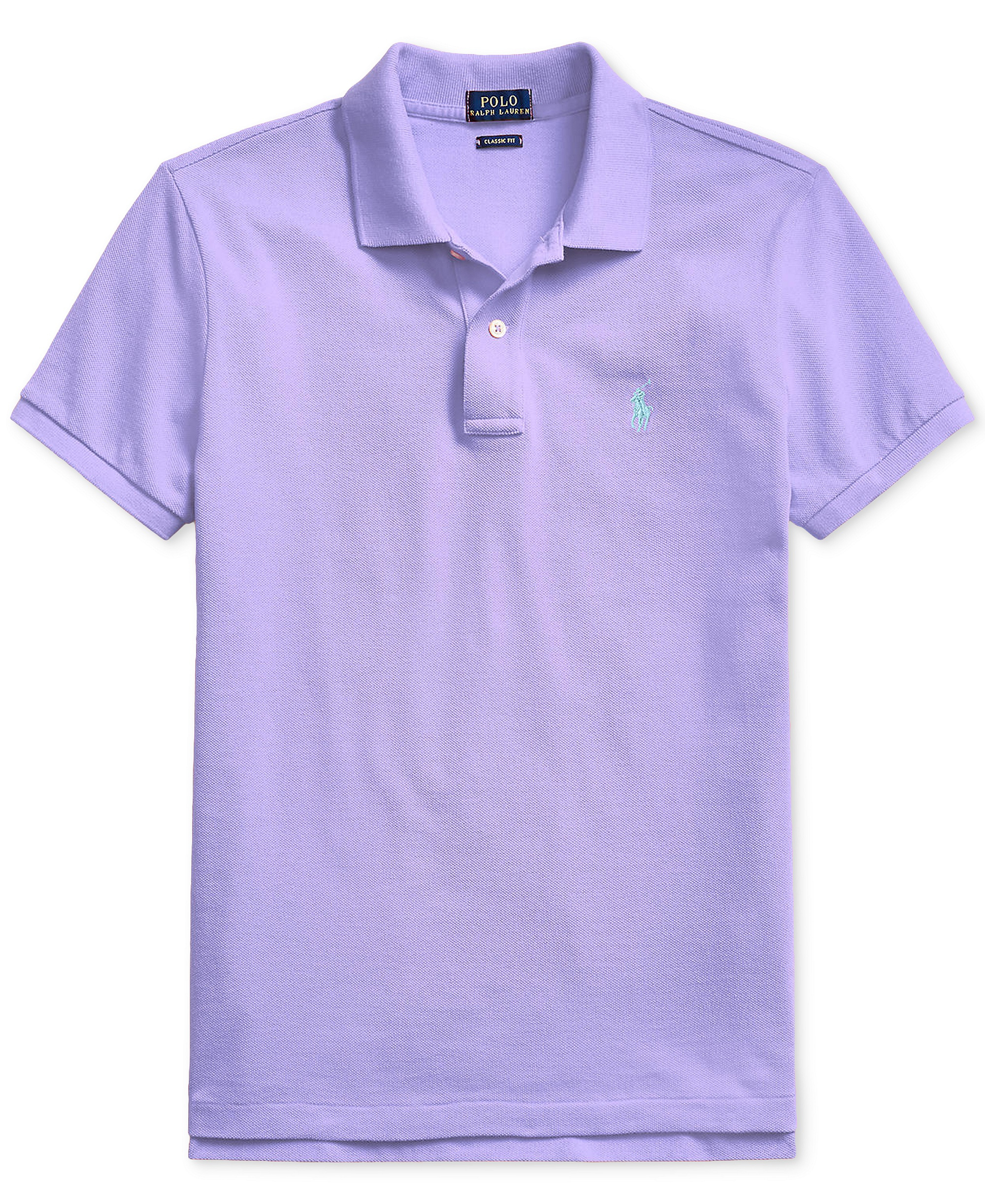 Polo Ralph Lauren Women's Classic-Fit Mesh Polo Shirt - Cactus Purple