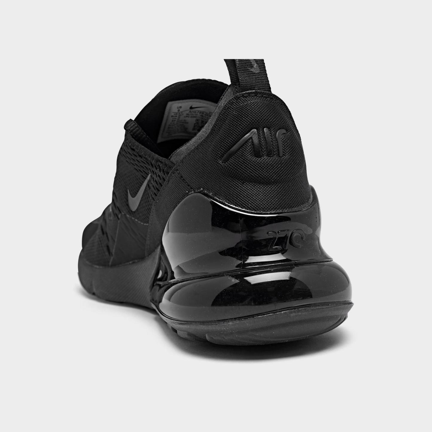 Women's Nike Air Max 270 Casual Shoes - Black/Black/Black
