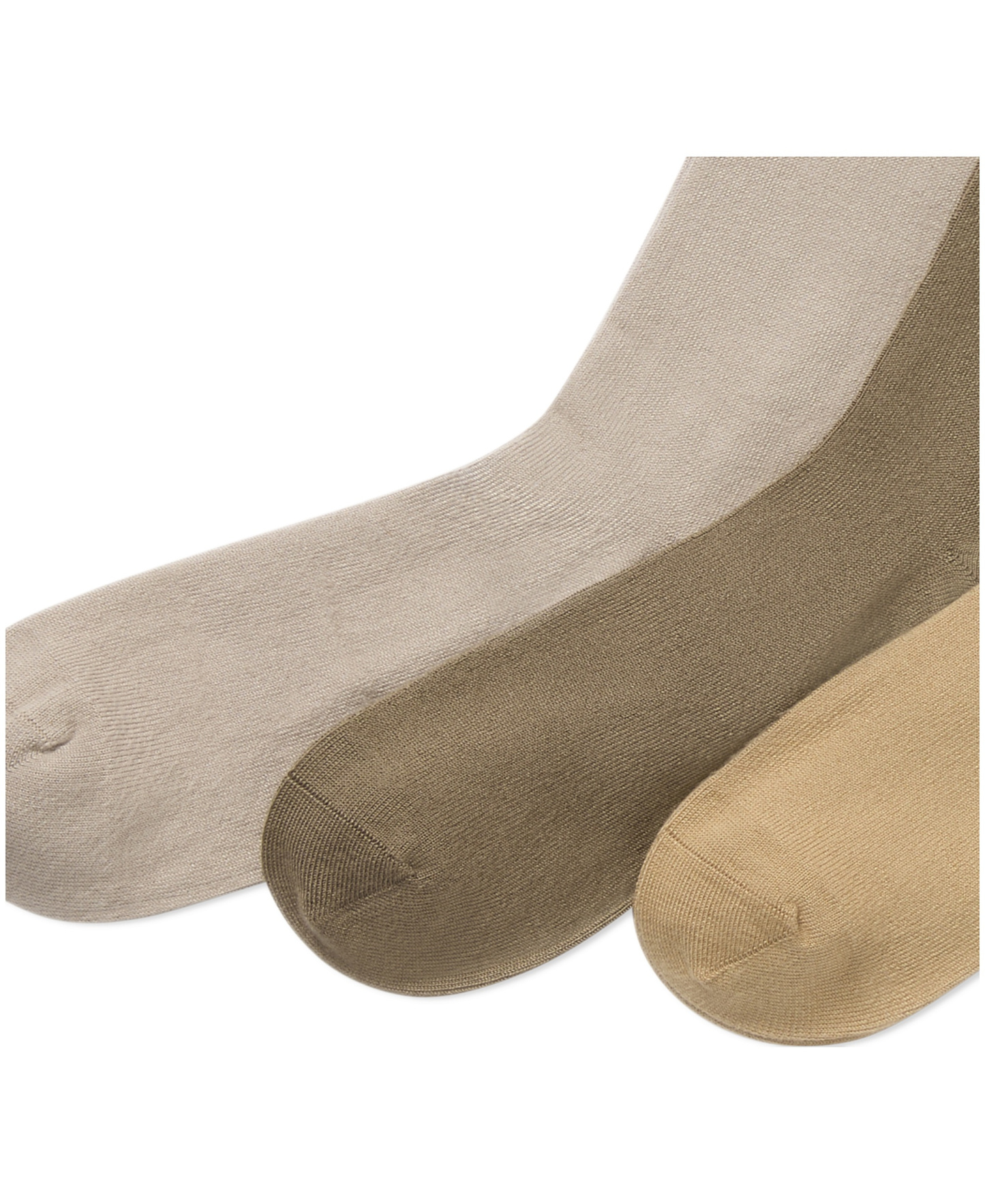 Polo Ralph Lauren Men's Supersoft Dress Socks, 3-Pack - Khaki/Olive Assorted