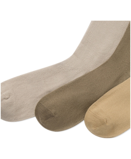 Polo Ralph Lauren Men's Supersoft Dress Socks, 3-Pack - Khaki/Olive Assorted