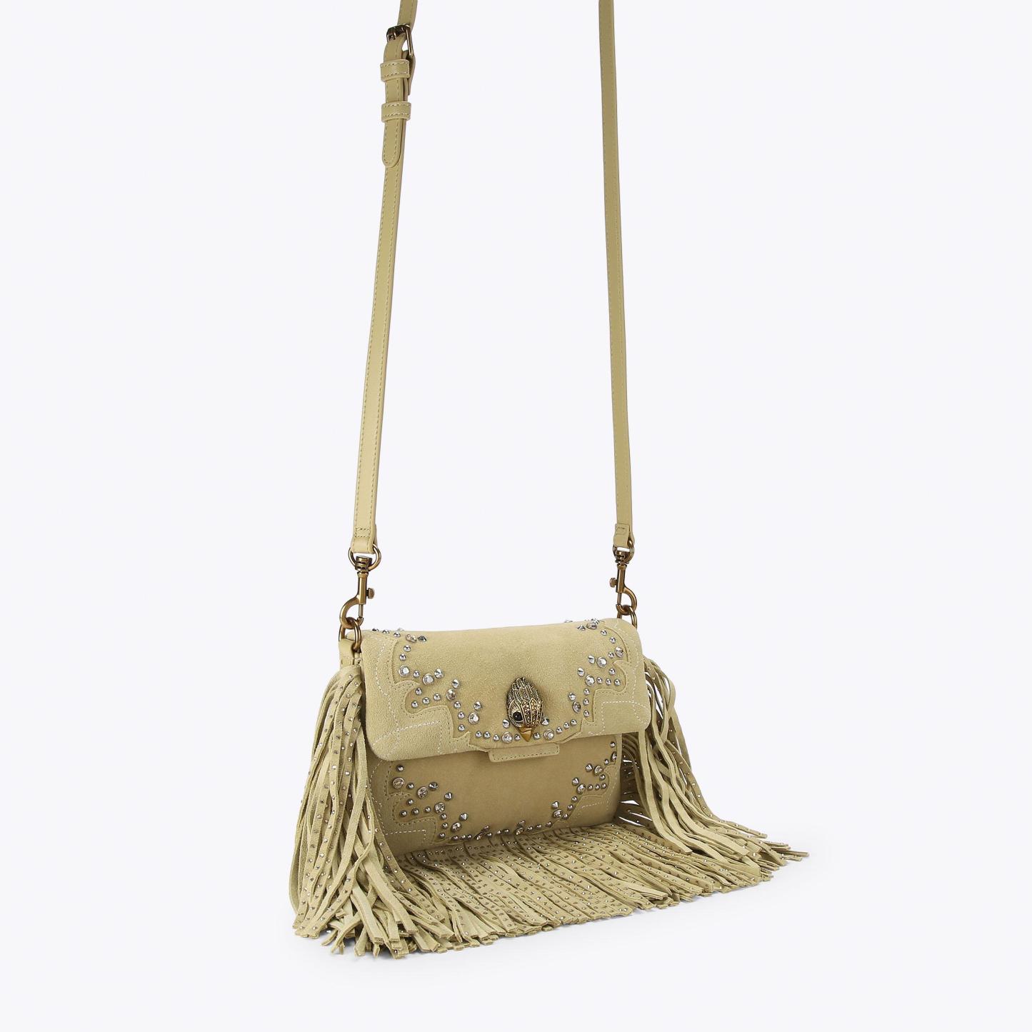 Kurt Geiger London Oxford Fringe Shoulder Bag - White - view 3