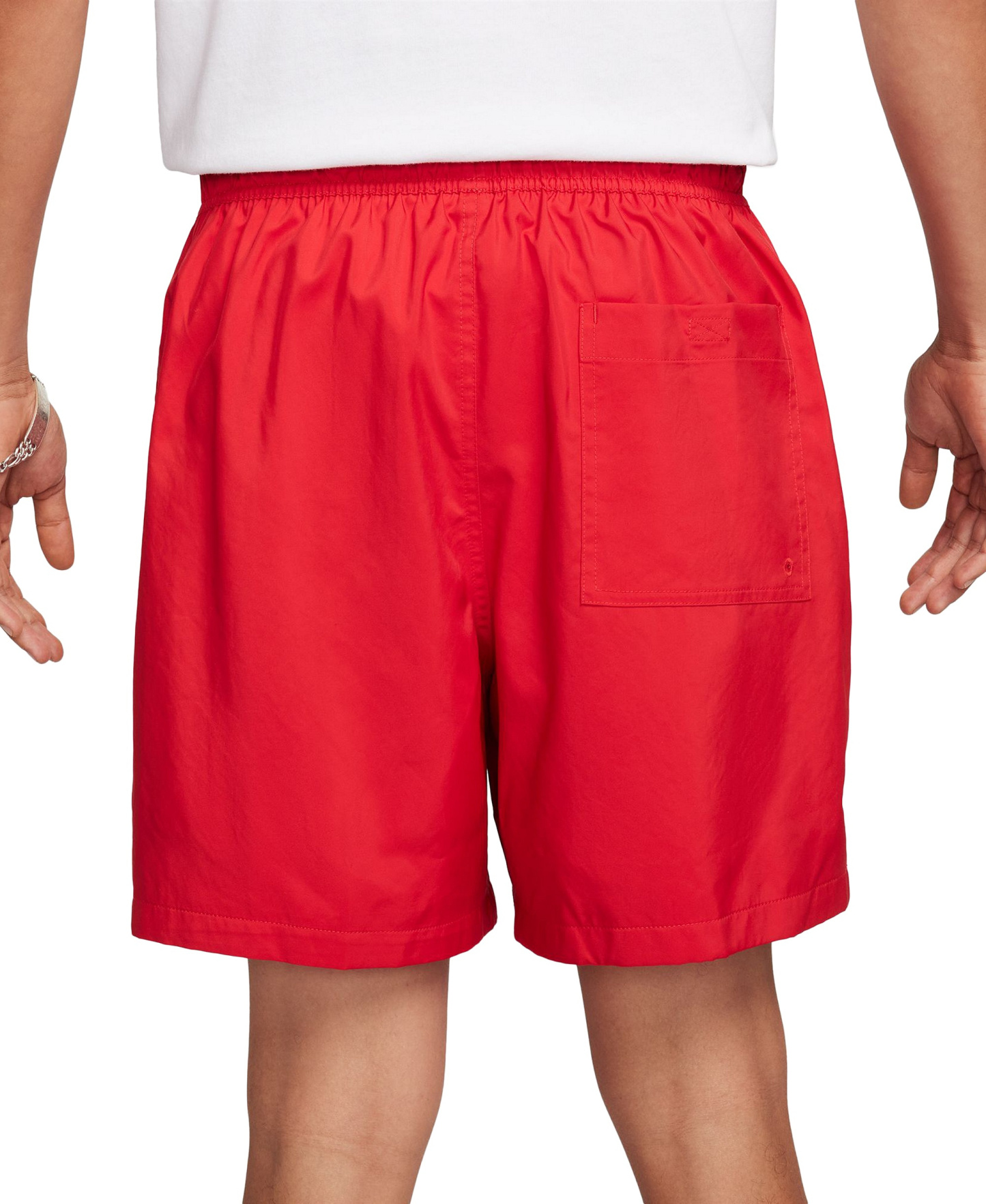 Nike Men's Club Flow Relaxed-Fit Drawstring Shorts - University Red