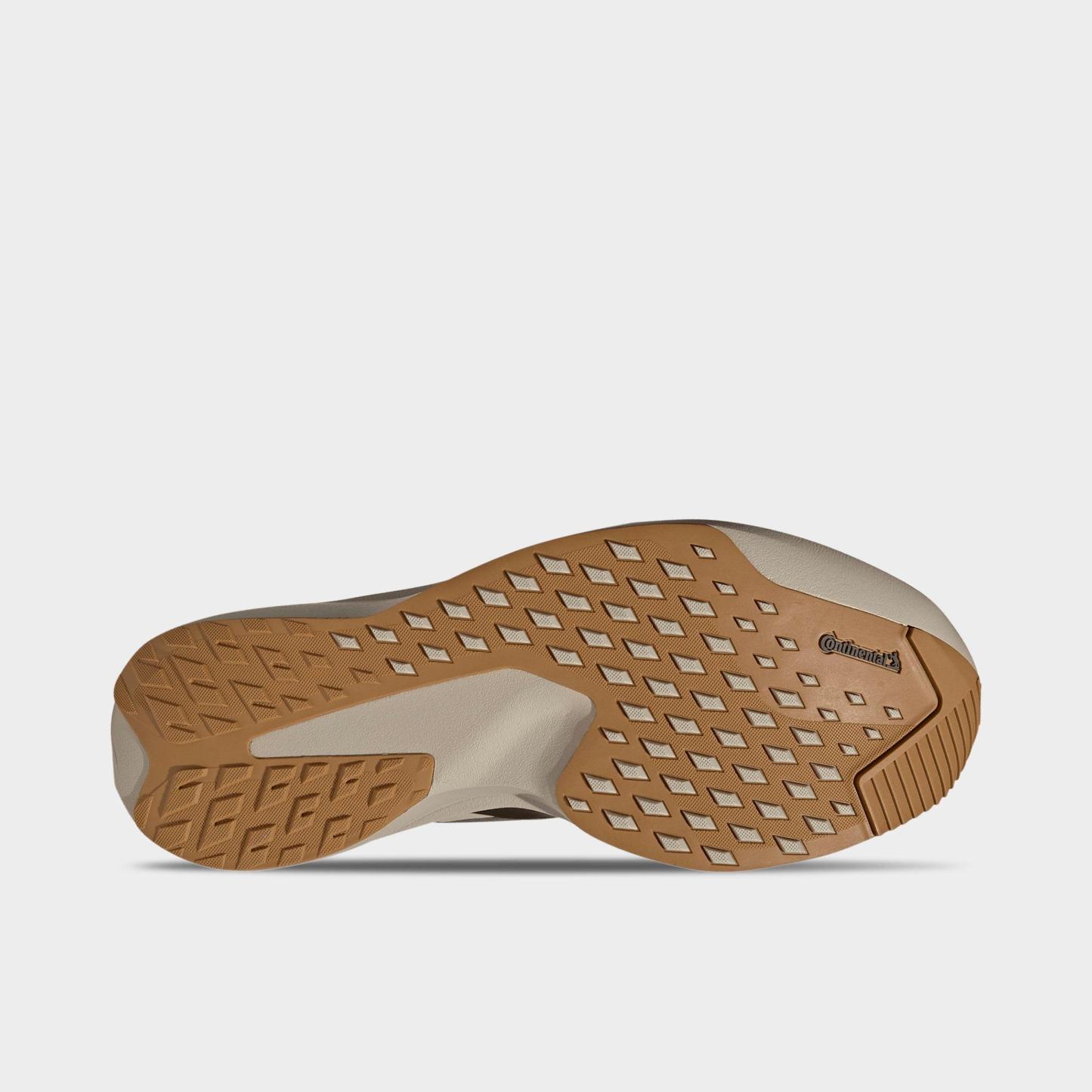 Men's adidas Adizero EVO SL ATR Running Shoes - Khaki/Shadow Olive/Khaki - Bottom view