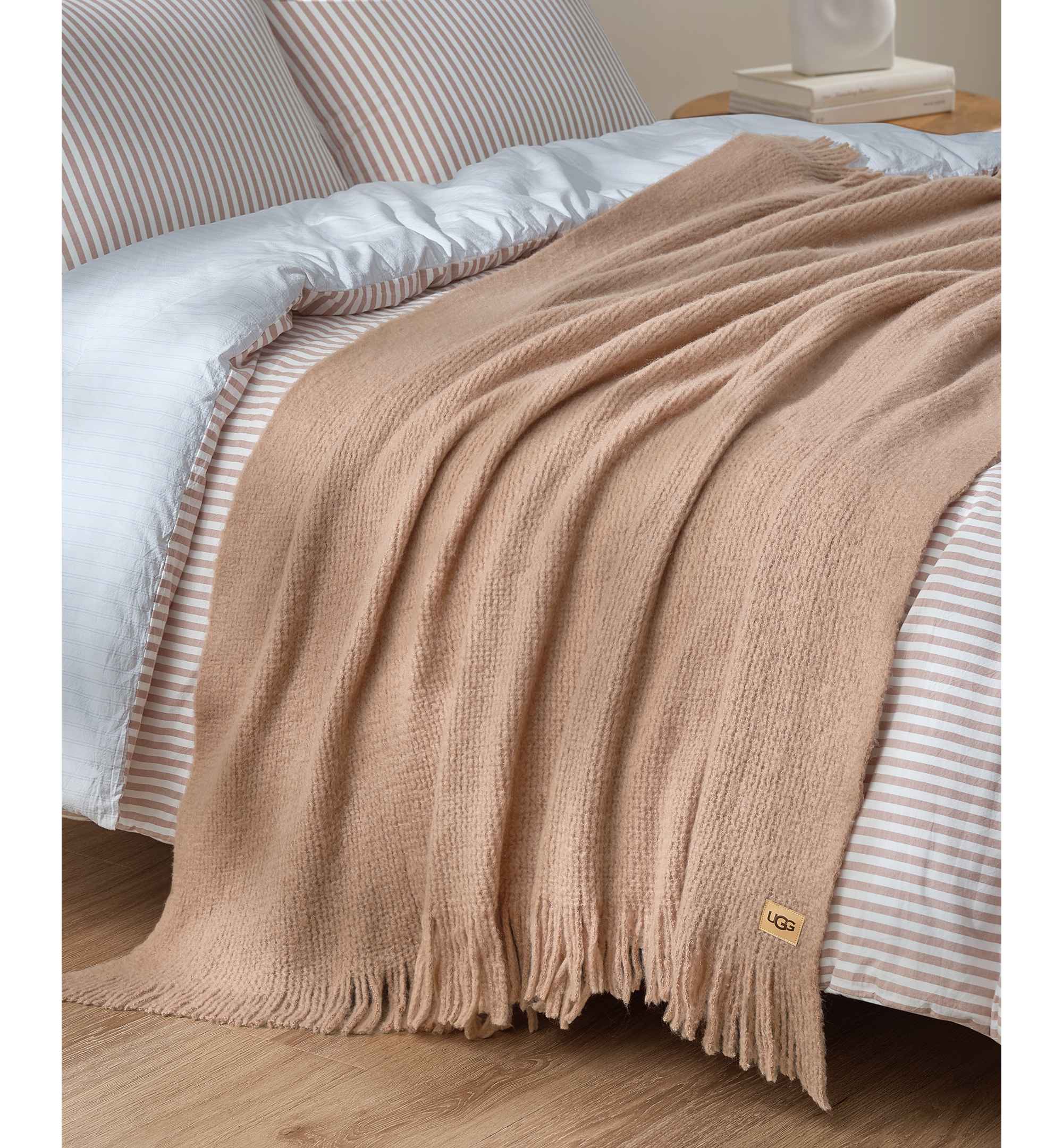 UGG® Margot Knit Throw, 50" x 70" - Sandalwood