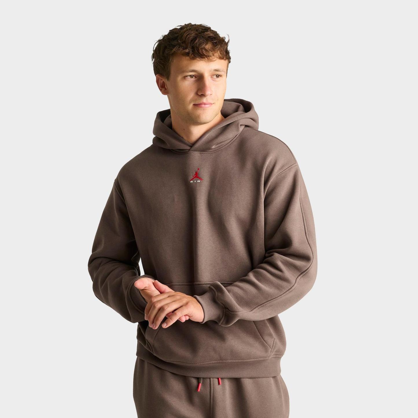 Men's Jordan Brooklyn Statement Pullover Hoodie - Palomino/University Red - view 1