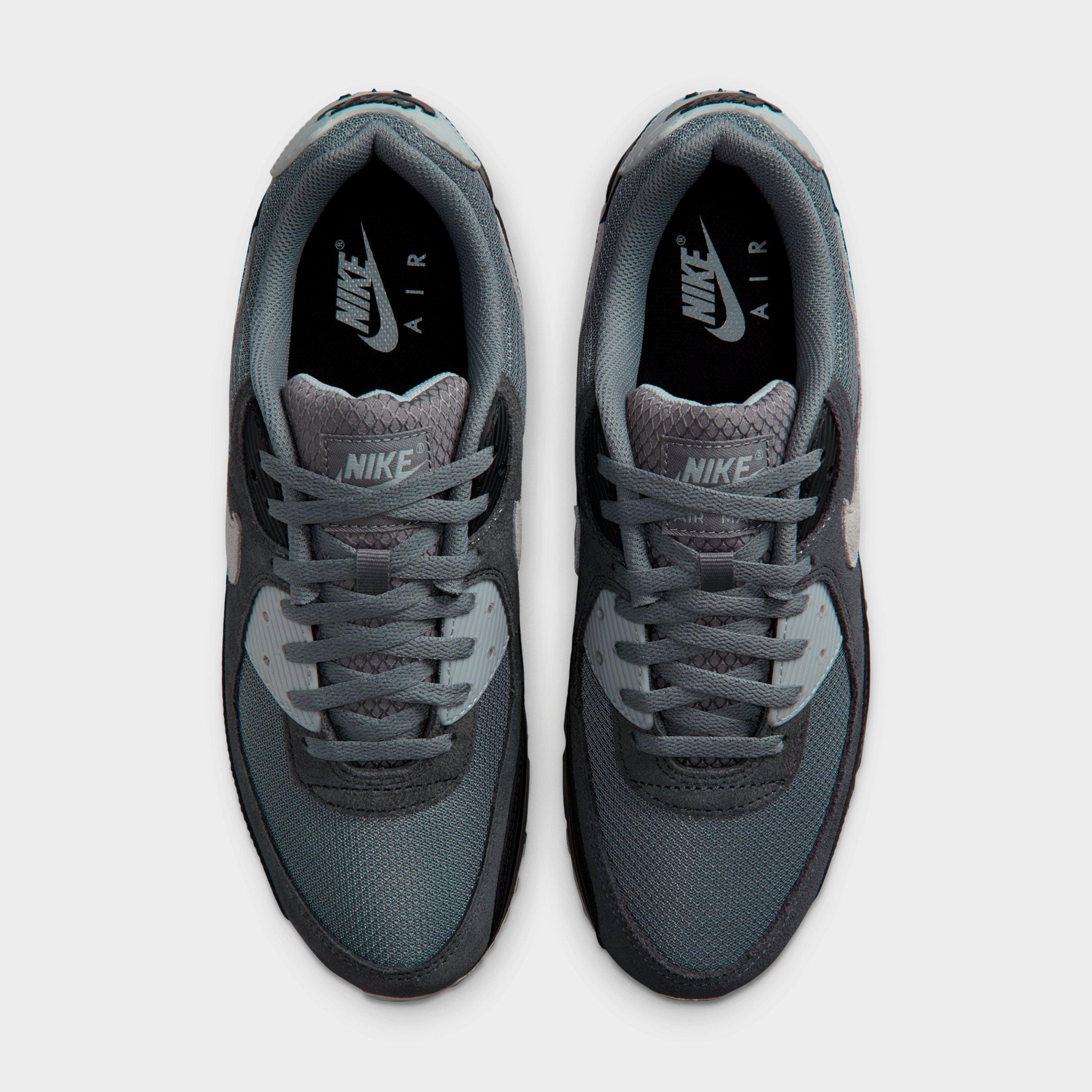 Men's Nithtke Air Max 90 Casual Shoes - Part 2 - Smoke Grey/Black/Dark Smoke Grey/Photon Dust - Top view