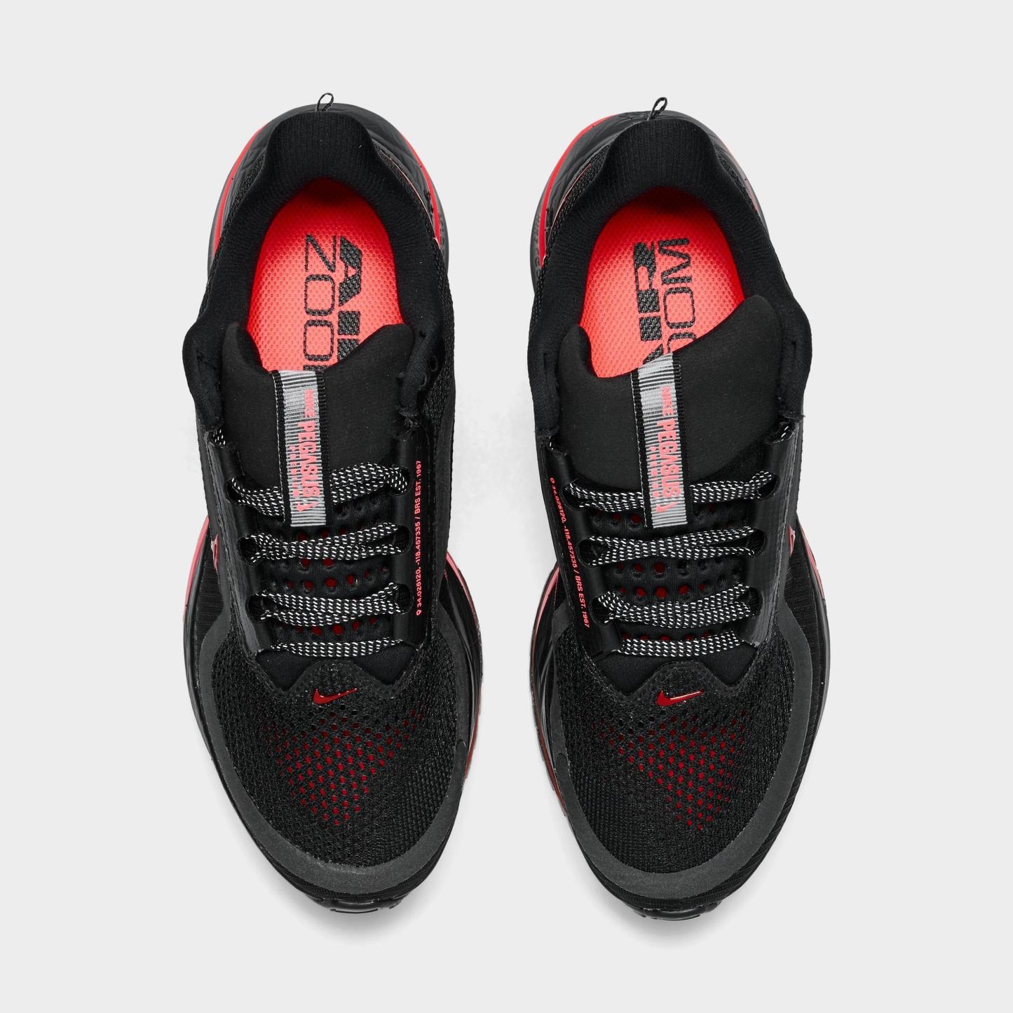 Women's Nithtke Pegasus Premium Running Shoes - Part 2 - Black/Anthracite/Hot Lava - Top view