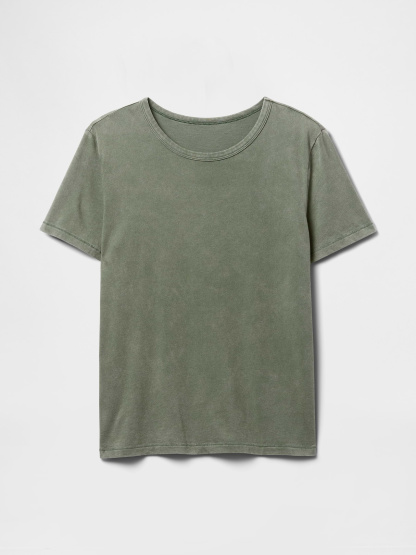 Organic Cotton VintageSoft T-Shirt - Thyme green