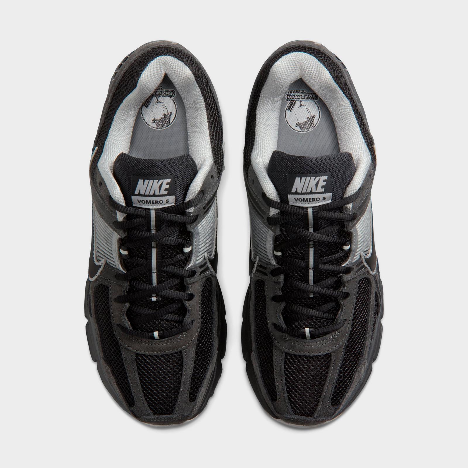 Men's Nike Zoom Vomero 5 Casual Shoes - Anthracite/Chrome/Flat Silver/Black