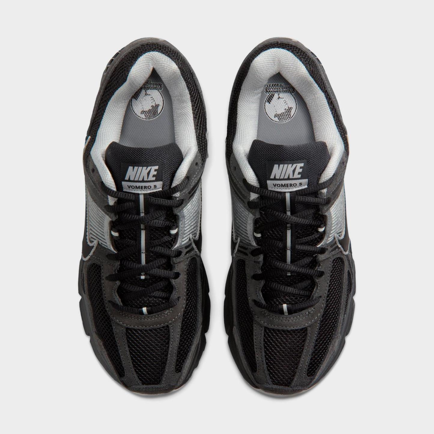 Men's Nike Zoom Vomero 5 Casual Shoes - Anthracite/Chrome/Flat Silver/Black