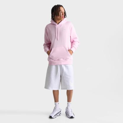 Men's Nithtke Club Fleece Premium Embroidered Pullover Hoodie - Part 2 - Pink Foam/Pink Foam