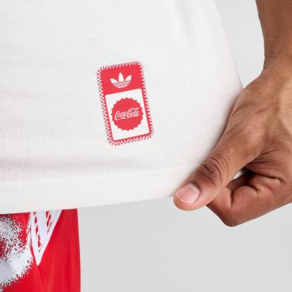 Men's adidas x Coca-Cola Treffie Graphic T-Shirt - White - view 6