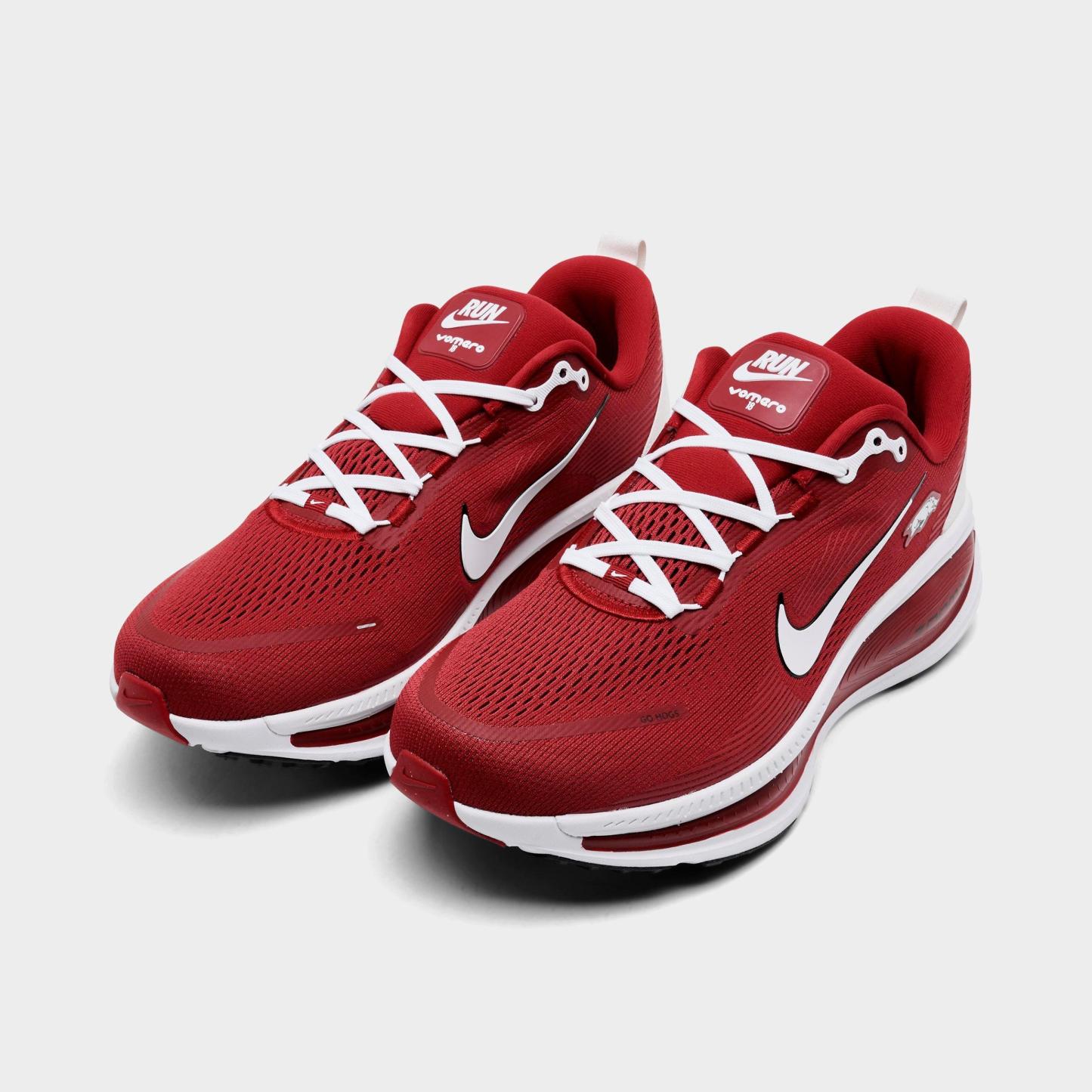 Men's Nithtke Vomero 18 Purdue Boilermakers Running Shoes - Part 1 - Team Crimson/White/Black (IQ6863-600) - Both shoes facing left