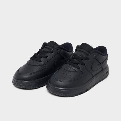 Infant and Kids' Toddler Nithtke Force 1 Low Casual Shoes - Part 1 - Black/Black/Black - Both shoes facing left