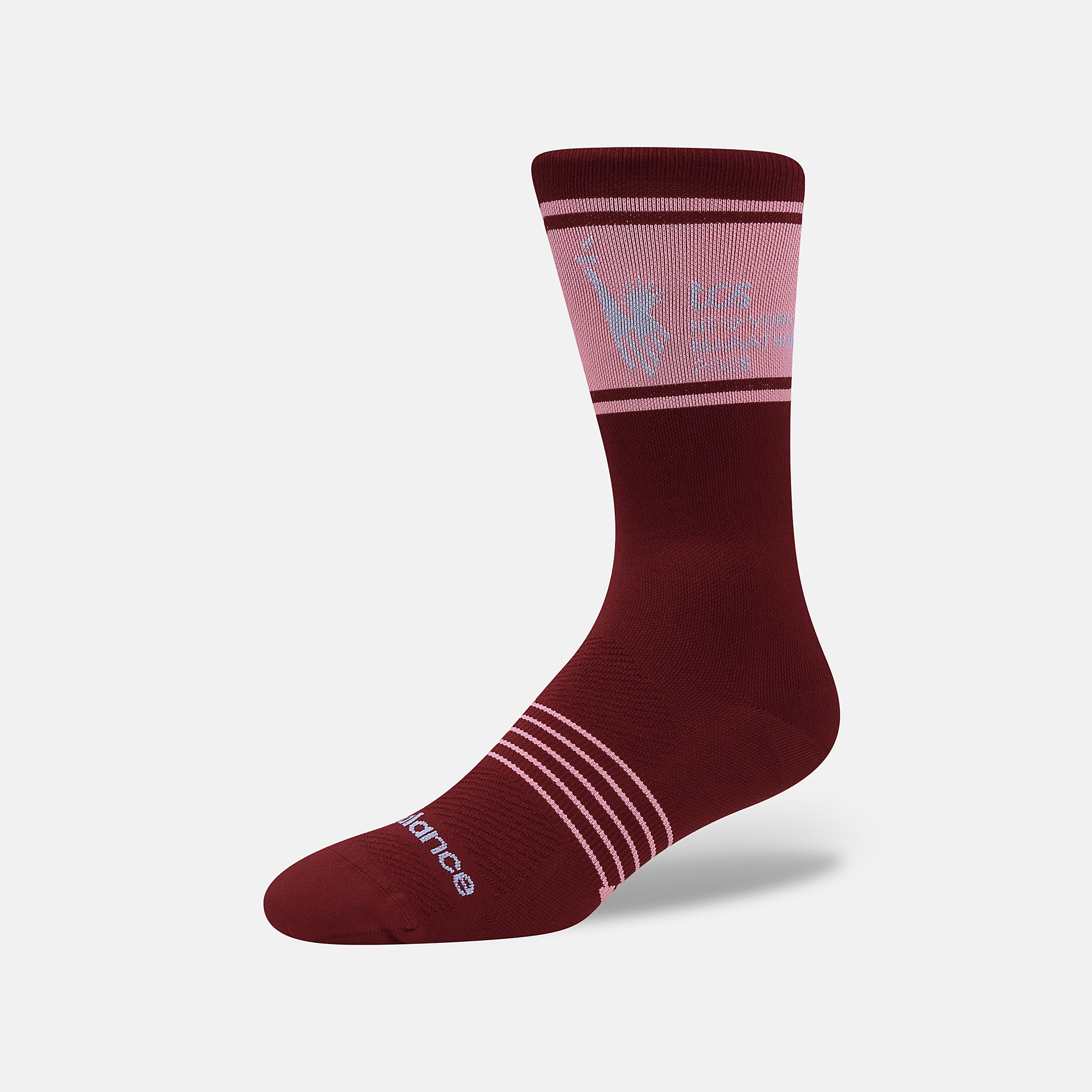 New Balance NYC Marathon Crew Sock, AC3875BPDR