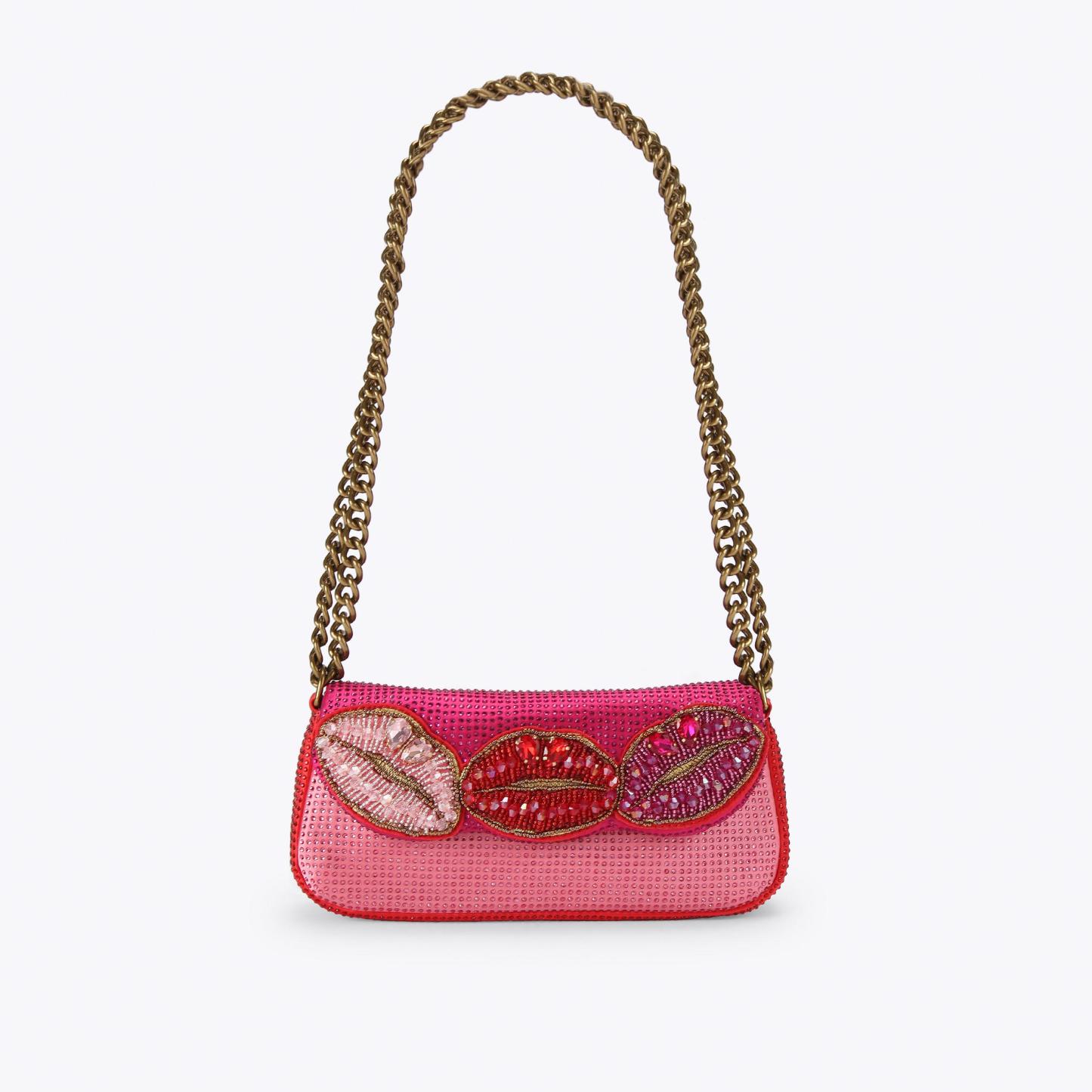 Kurt Geiger London Pickle Shoulder Kiss - Pink