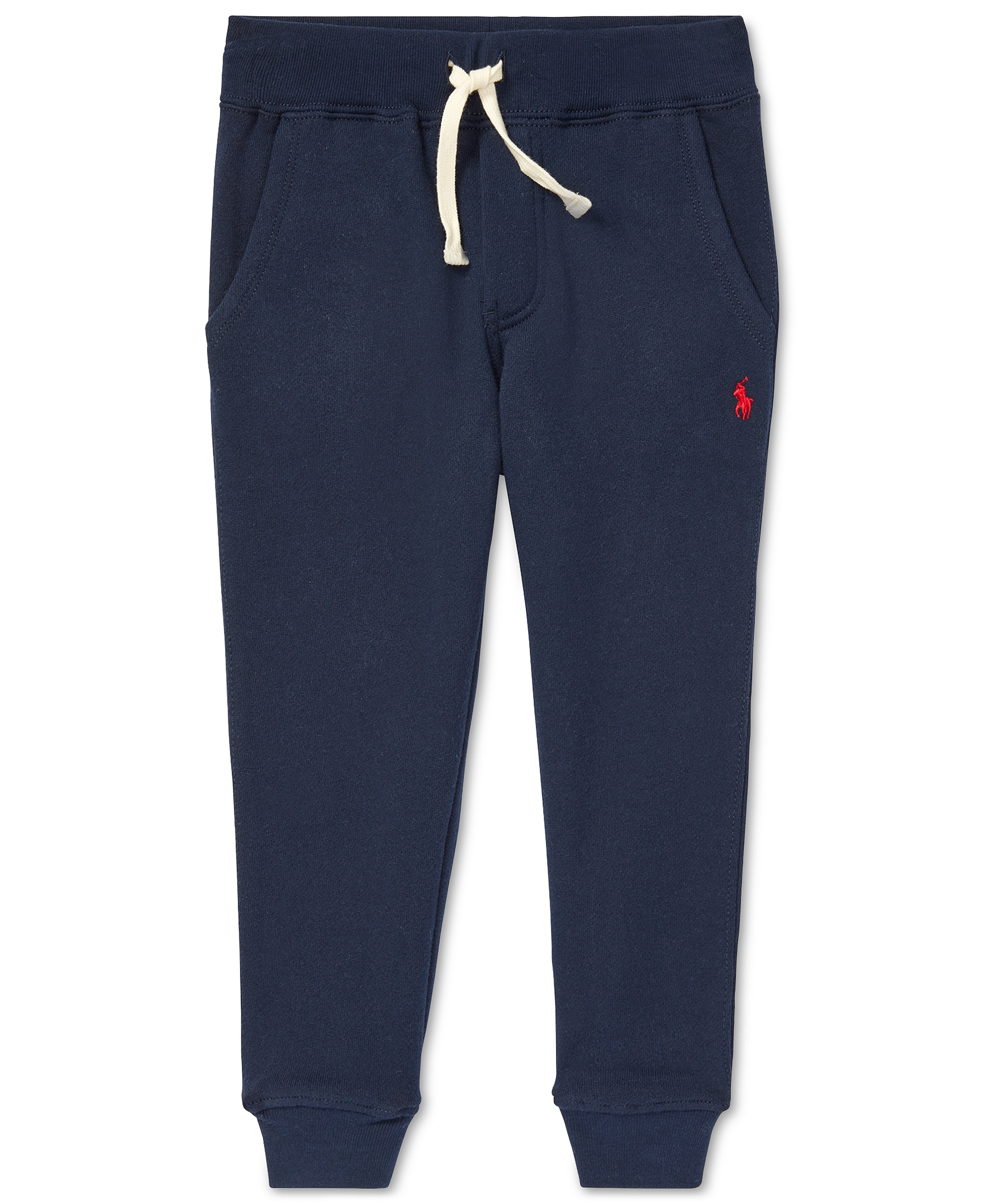 Polo Ralph Lauren Boys' 2T-7 Cotton Fleece Joggers - Cruise Navy