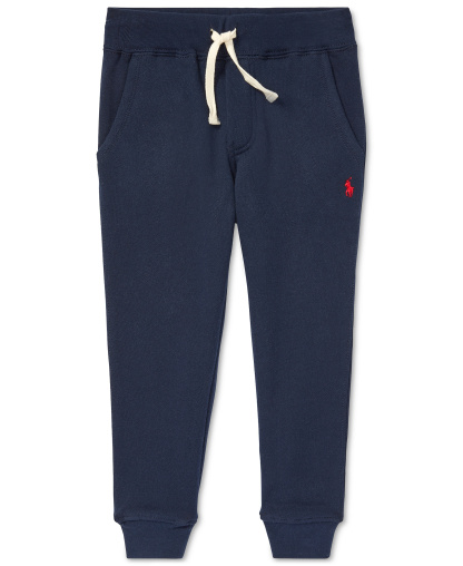 Polo Ralph Lauren Boys' 2T-7 Cotton Fleece Joggers - Cruise Navy