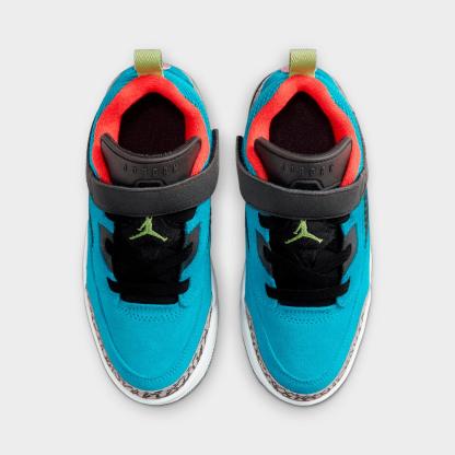 Little Kids' Jordan Spizike Low Casual Shoes - Neo Turquoise/Light Crimson/Cosmic Fuchsia/Vivid Green - view 5