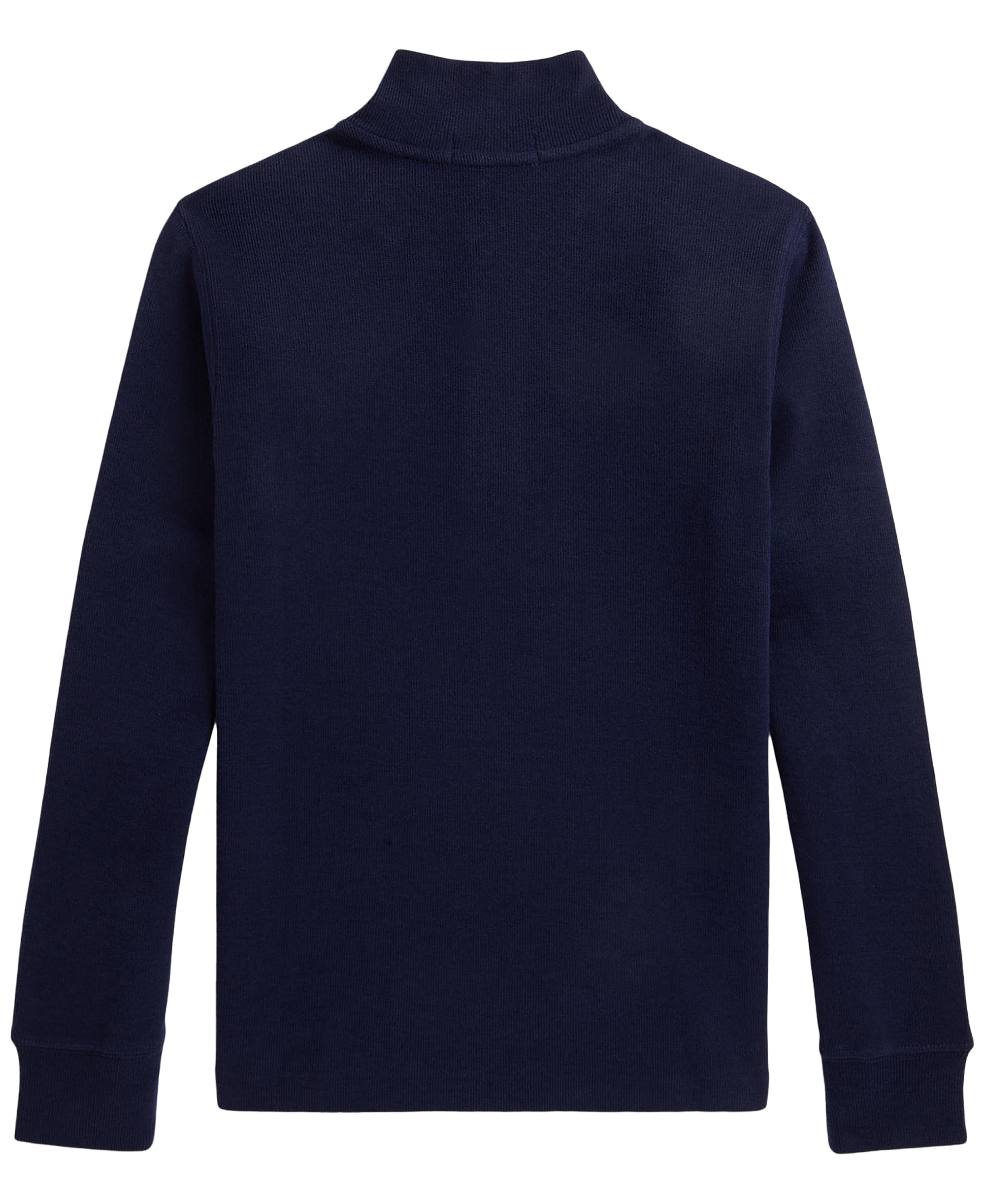 Polo Ralph Lauren Boys' 8-20 Estate Rib Quarter-Zip Sweater - Refined Navy