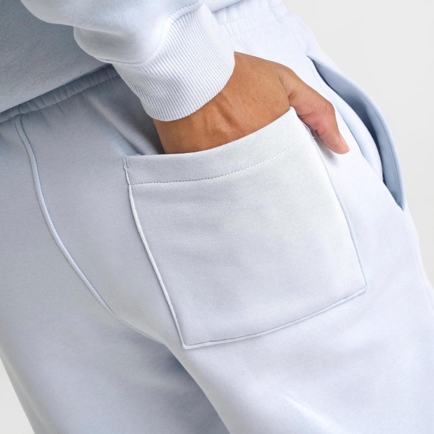 Men's Jordan Swoosh Brooklyn Fleece Jogger Pants - Aura/Pale Ivory - view 6