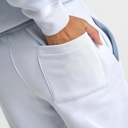 Men's Jordan Swoosh Brooklyn Fleece Jogger Pants - Aura/Pale Ivory - view 6