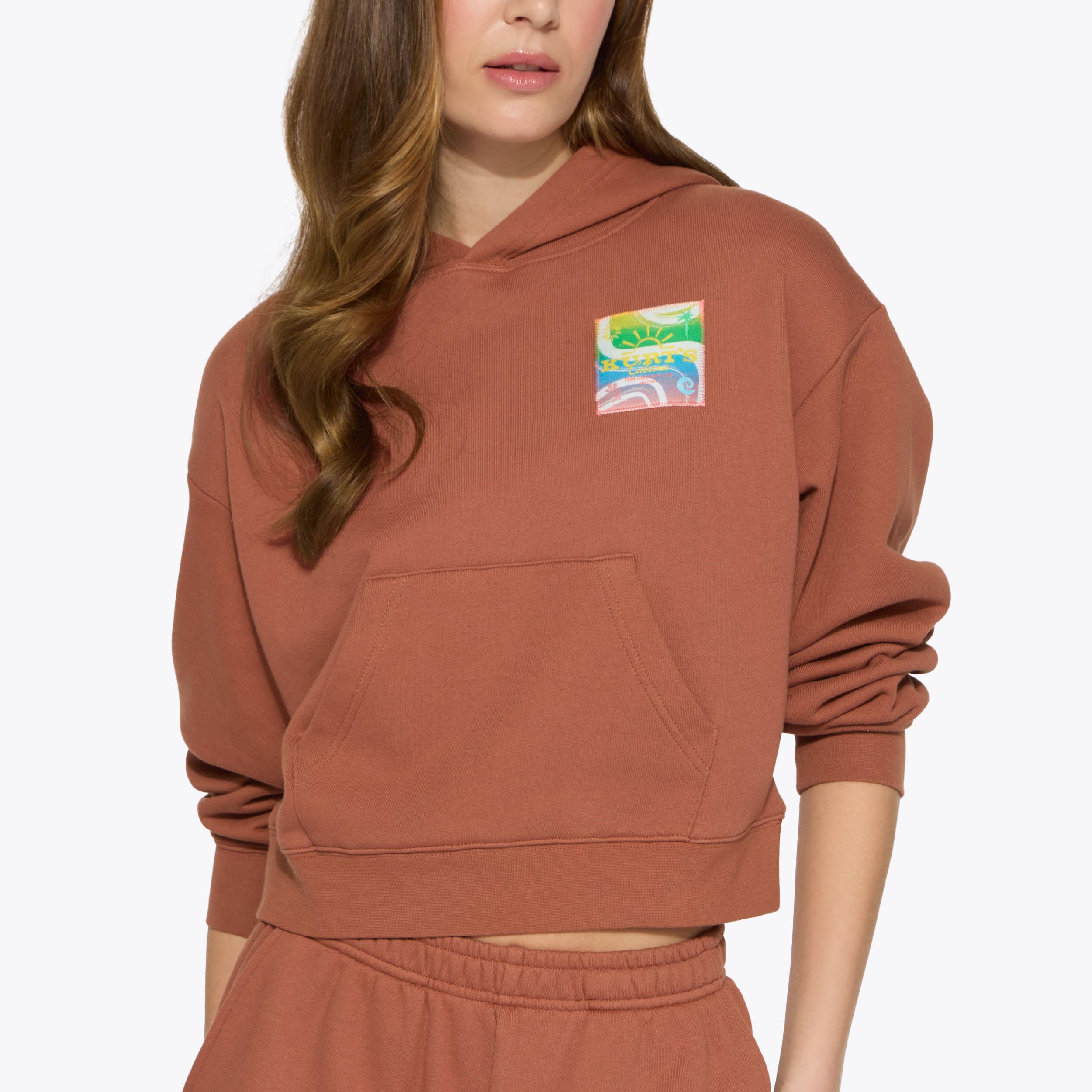 Kurt Geiger London Kurt's Cabana Hoodie - Brown - view 3