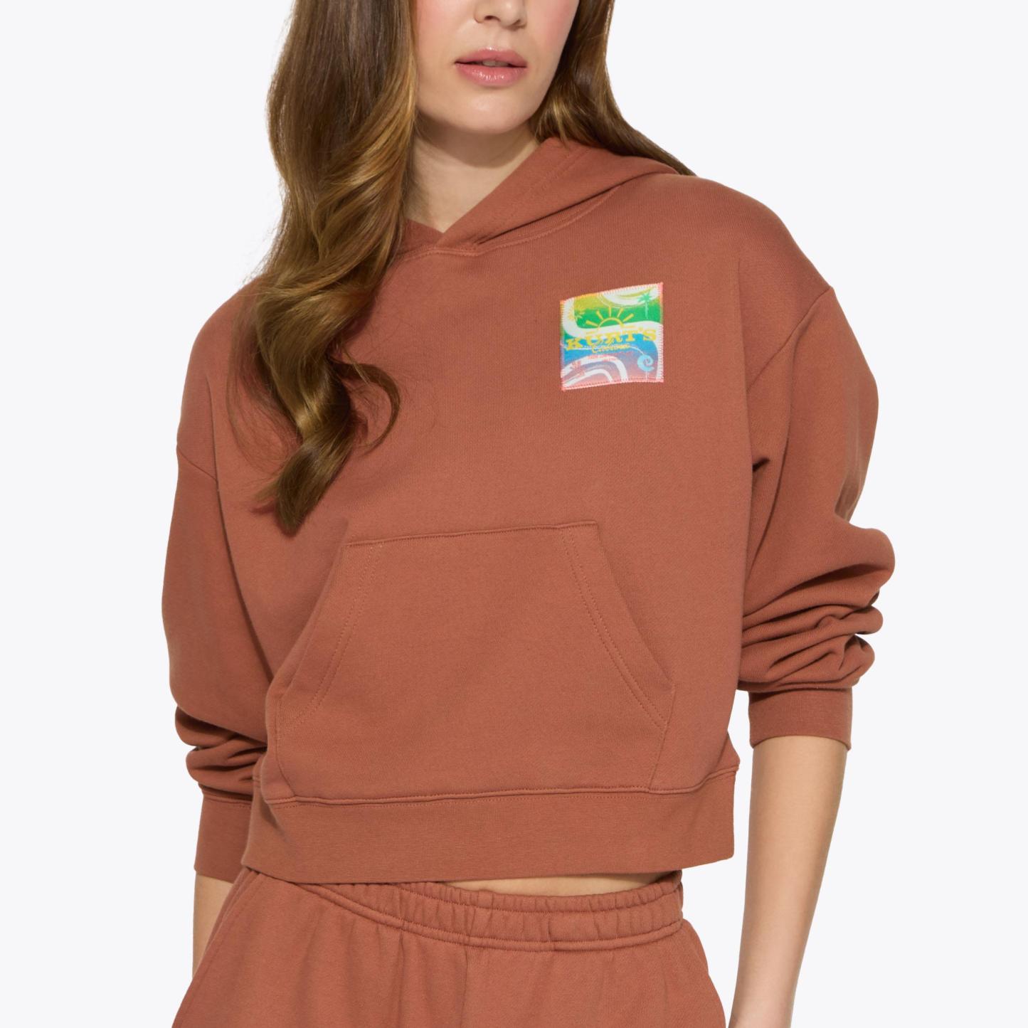 Kurt Geiger London Kurt's Cabana Hoodie - Brown - view 3