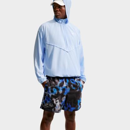 Men's Nike Air Printed Woven Shorts - Blue Crystal
