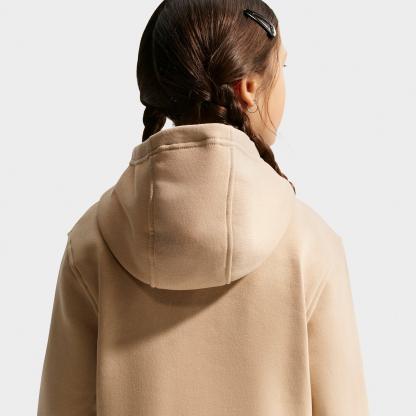 Big Kids' Nithtke Sportswear Club Fleece Pullover Hoodie - Linen/White
