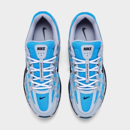 Men's Nike P-6000 Casual Shoes - Wolf Grey/University Blue/Black/White