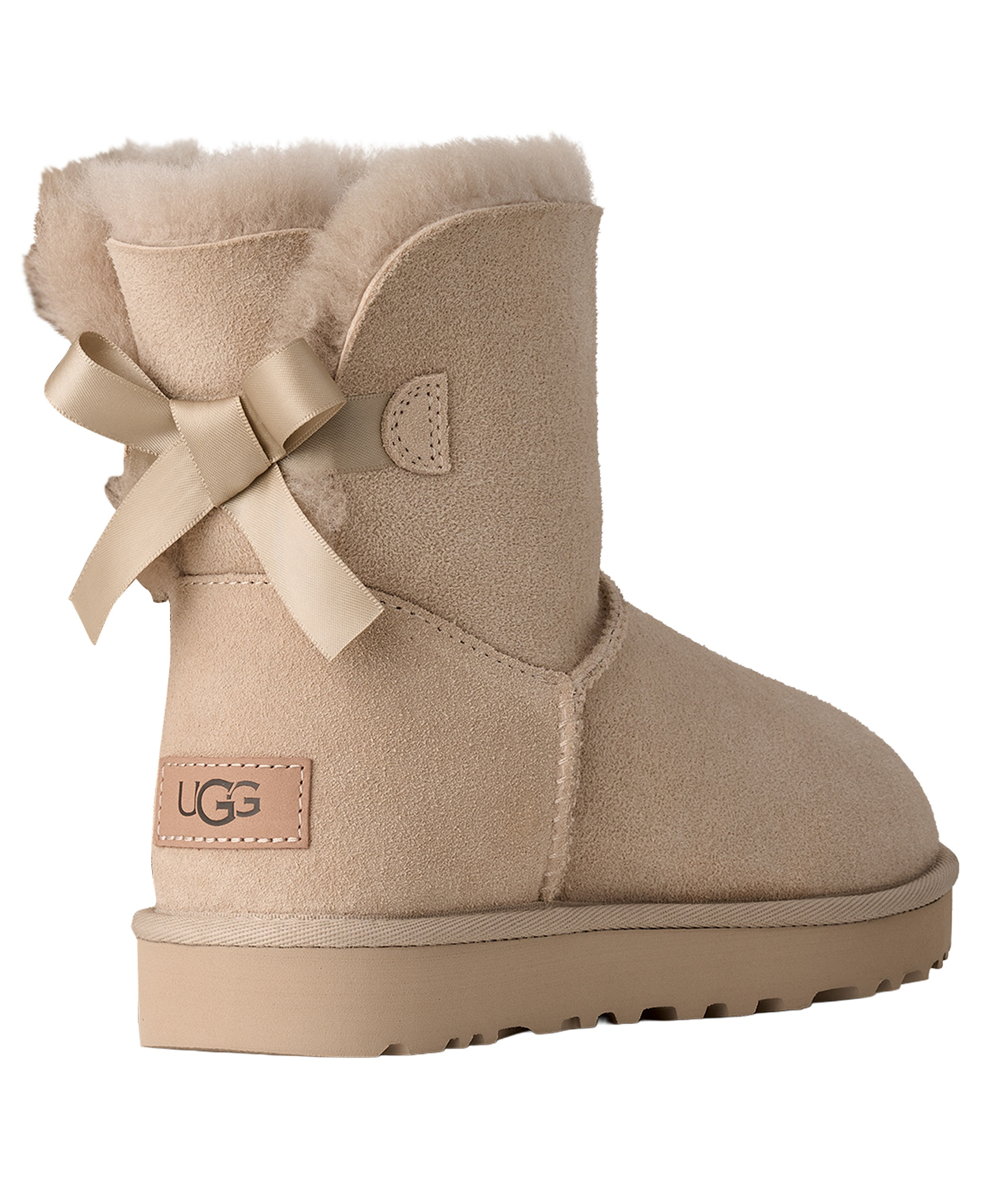 UGG® Women's Mini Bailey Bow II Slip-On Booties - Moonlight