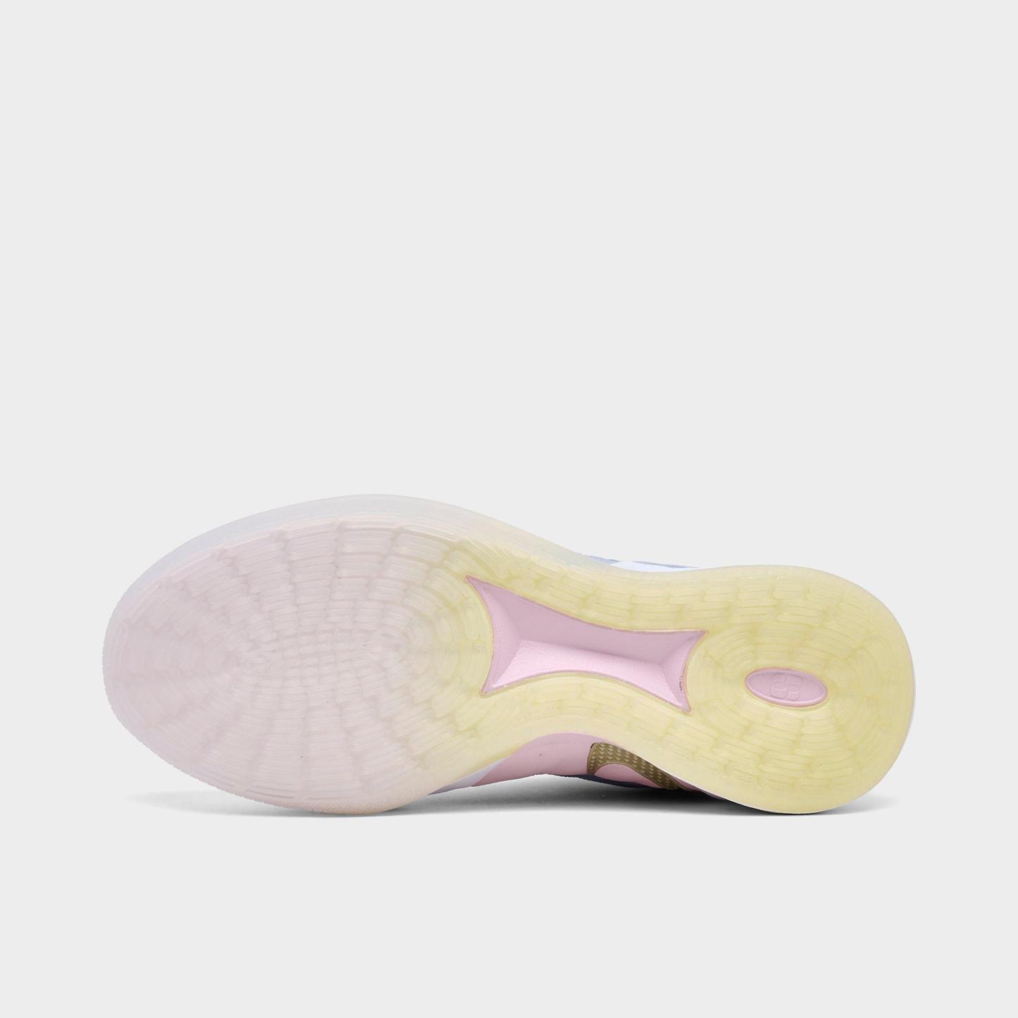 Nithtke Sabrina 3 Basketball Shoes - White/Football Grey/Bleached Lilac/Dusty Purple - Bottom view