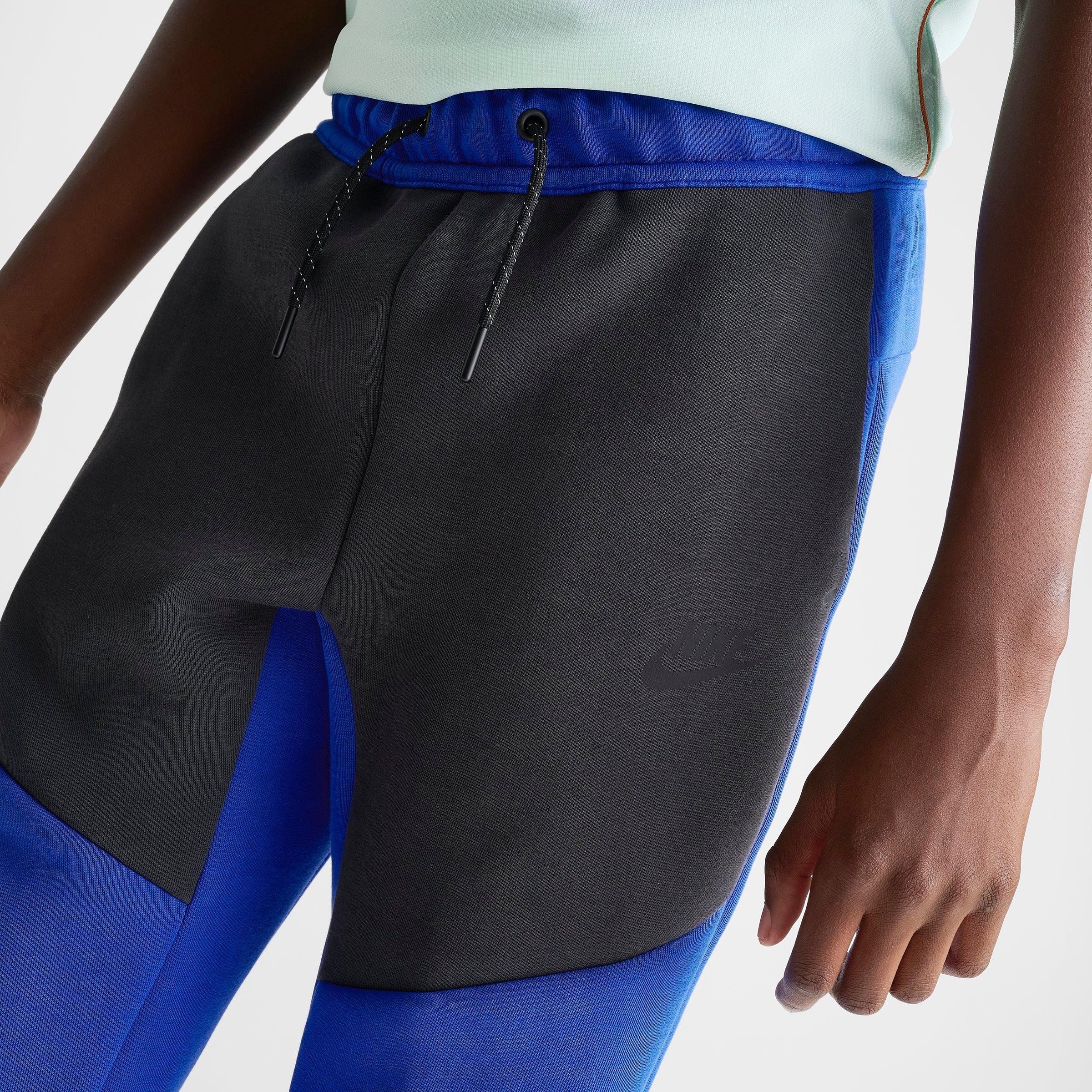 Big Kids' Nithtke Sportswear Tech Fleece Reflective Jogger Pants - Game Royal/Anthracite/Black/Black