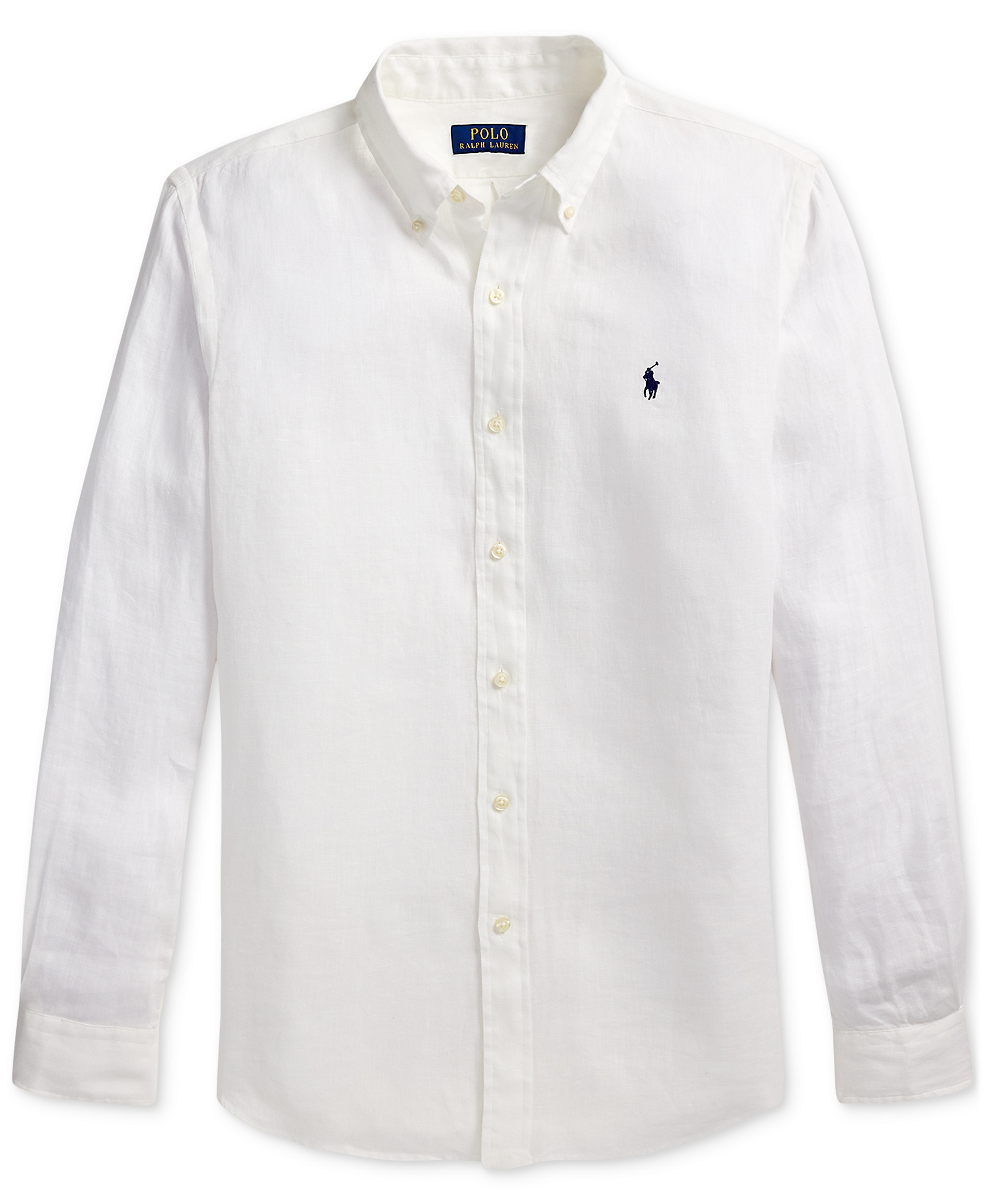 Polo Ralph Lauren Men's Classic-Fit Linen Shirt - Ceramic White