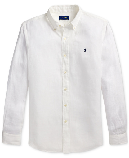 Polo Ralph Lauren Men's Classic-Fit Linen Shirt - Ceramic White