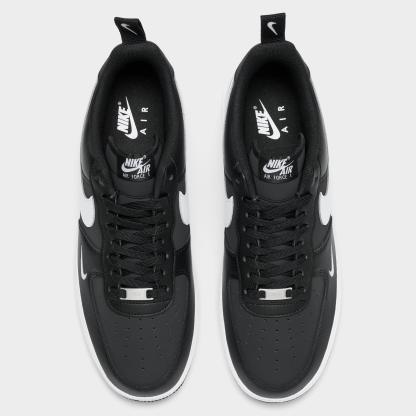 Men's Nithtke Air Force 1 '07 LV8 Casual Shoes - Part 3 - Black/White/Black - Top view