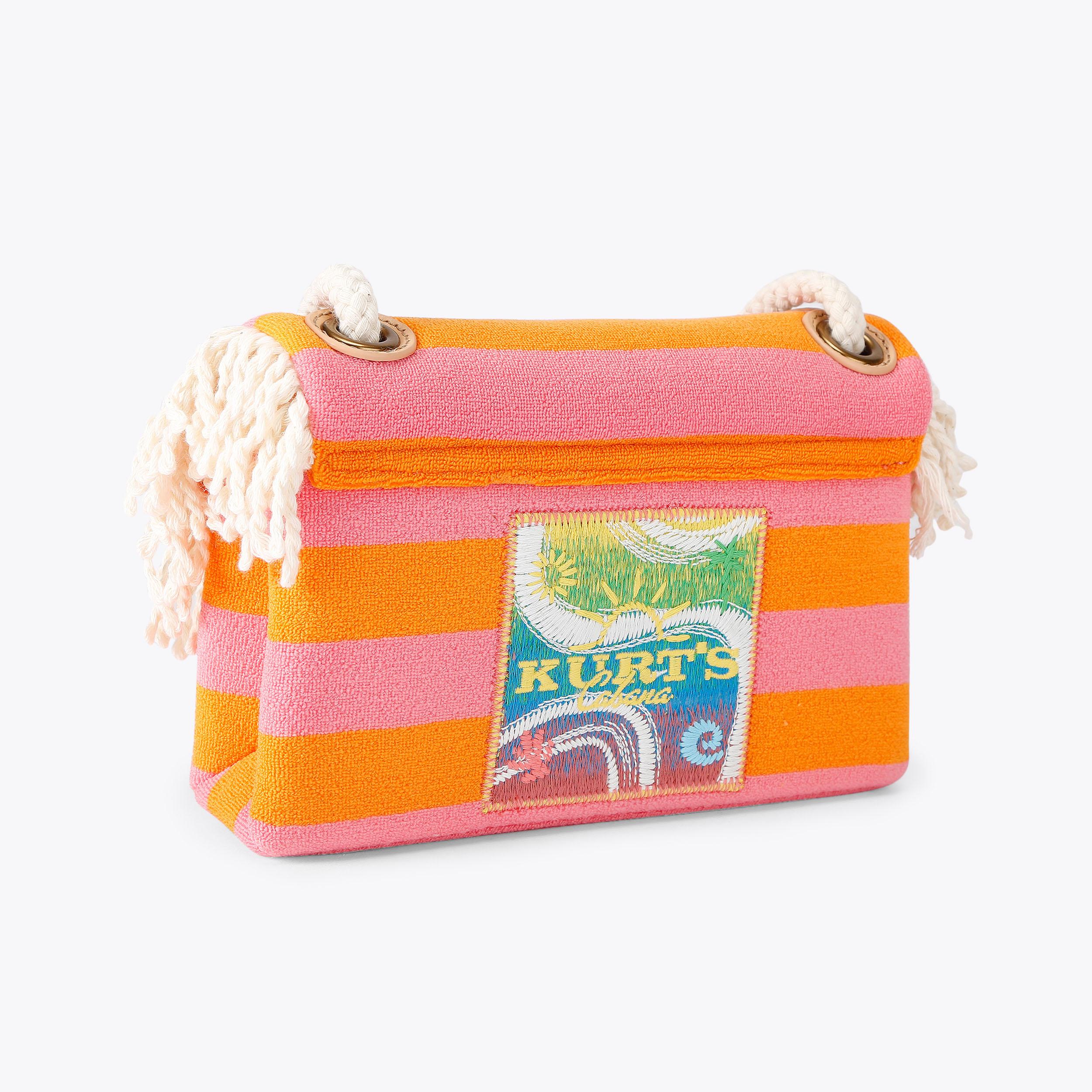 Kurt Geiger London Kurt's Cabana Mini Kensington Fringe Bag - Pink - view 4