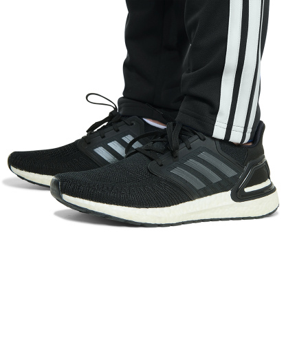 adidas Big Boys Elastic Waistband Tapered Pants - Black