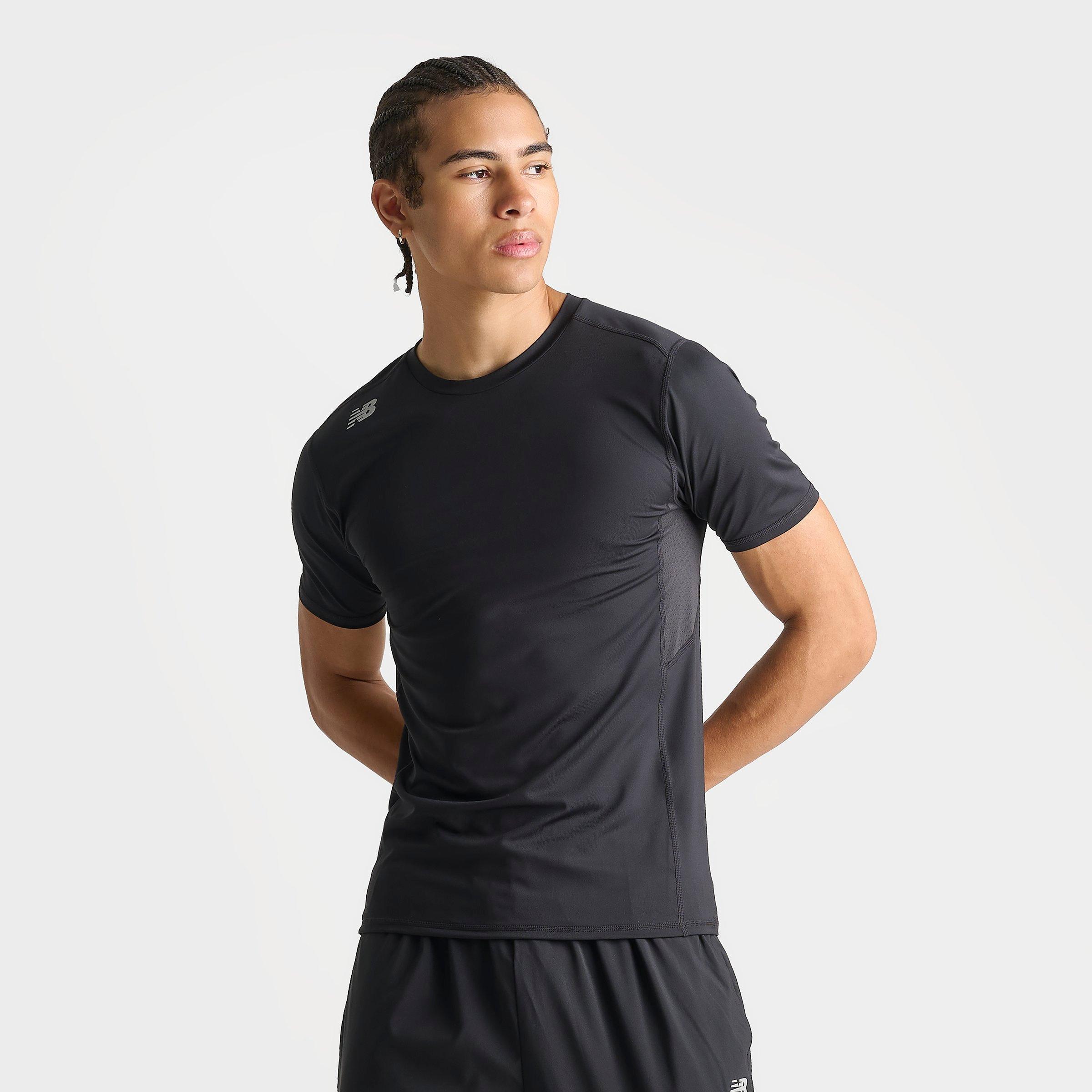 Men's New Balance Pace Compression Training T-Shirt - Team Black - view 3