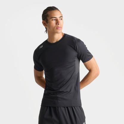 Men's New Balance Pace Compression Training T-Shirt - Team Black - view 3