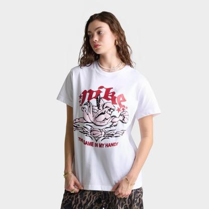 Women's Nike Sportswear Goddess Basketball T-Shirt - White