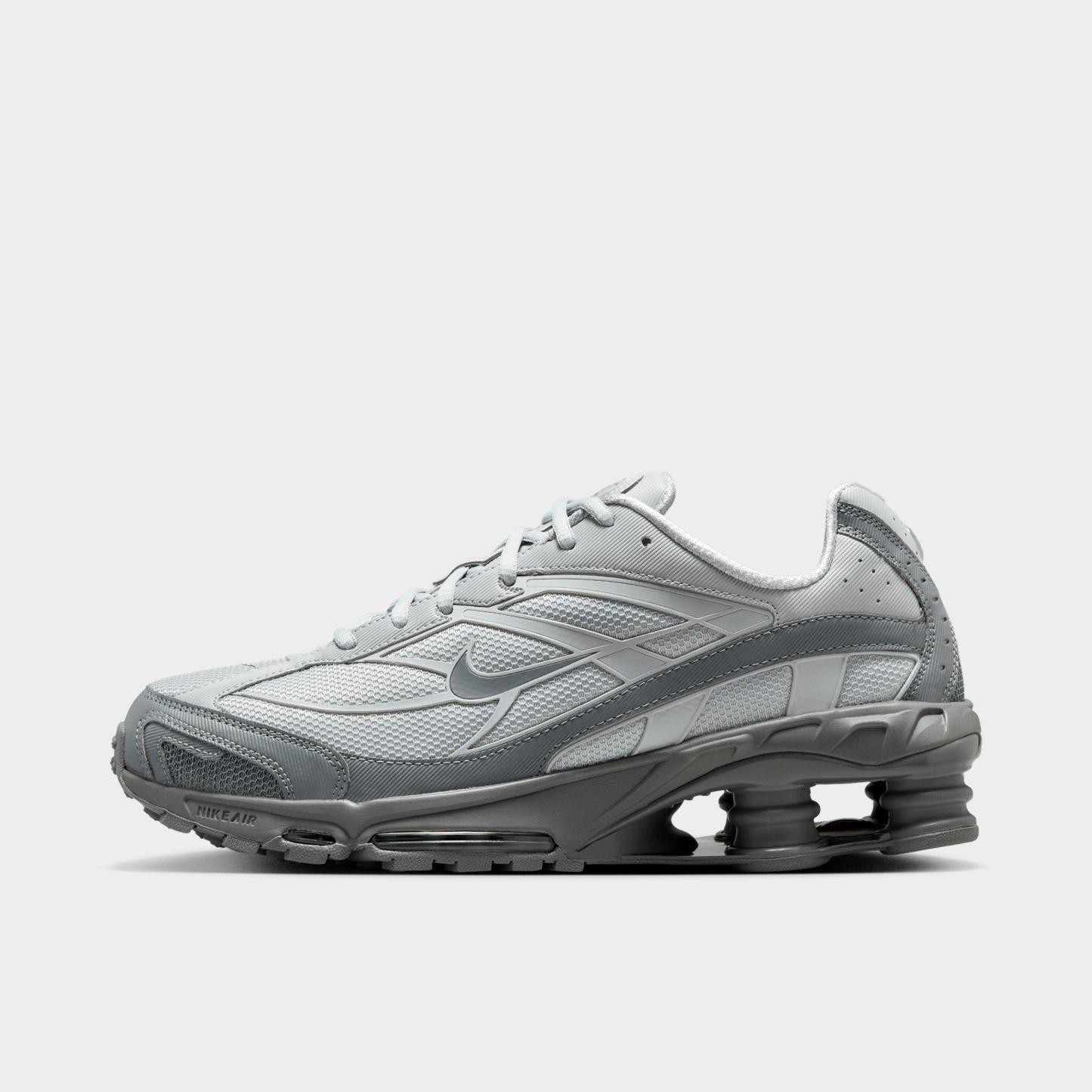 Men's Nithtke Shox Ride 2 Casual Shoes - Light Smoke Grey/Smoke Grey/Smoke Grey - Left shoe facing left. Outside of the shoe.