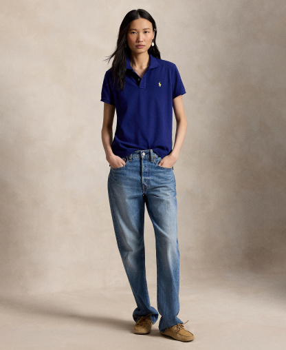 Polo Ralph Lauren Women's Classic-Fit Mesh Polo Shirt - Fall Royal