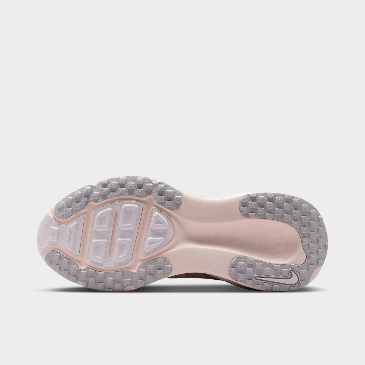 Women's Nithtke Vomero 18 Running Shoes - Part 2 - Phantom/Grey Fog/Metallic Silver/Summit White - Bottom view
