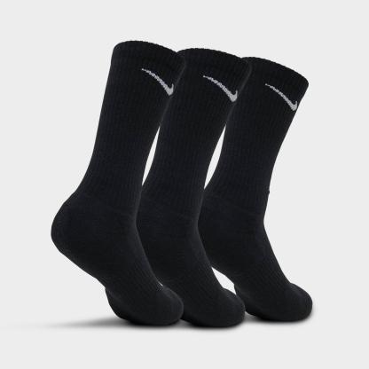Nike Everyday Cushioned Training Crew Socks (3-Pack) - White/Black (SX7664-010)