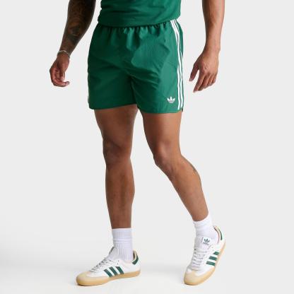 Men's adidas Originals adicolor Sprinter Shorts - Collegiate Green/White - view 1