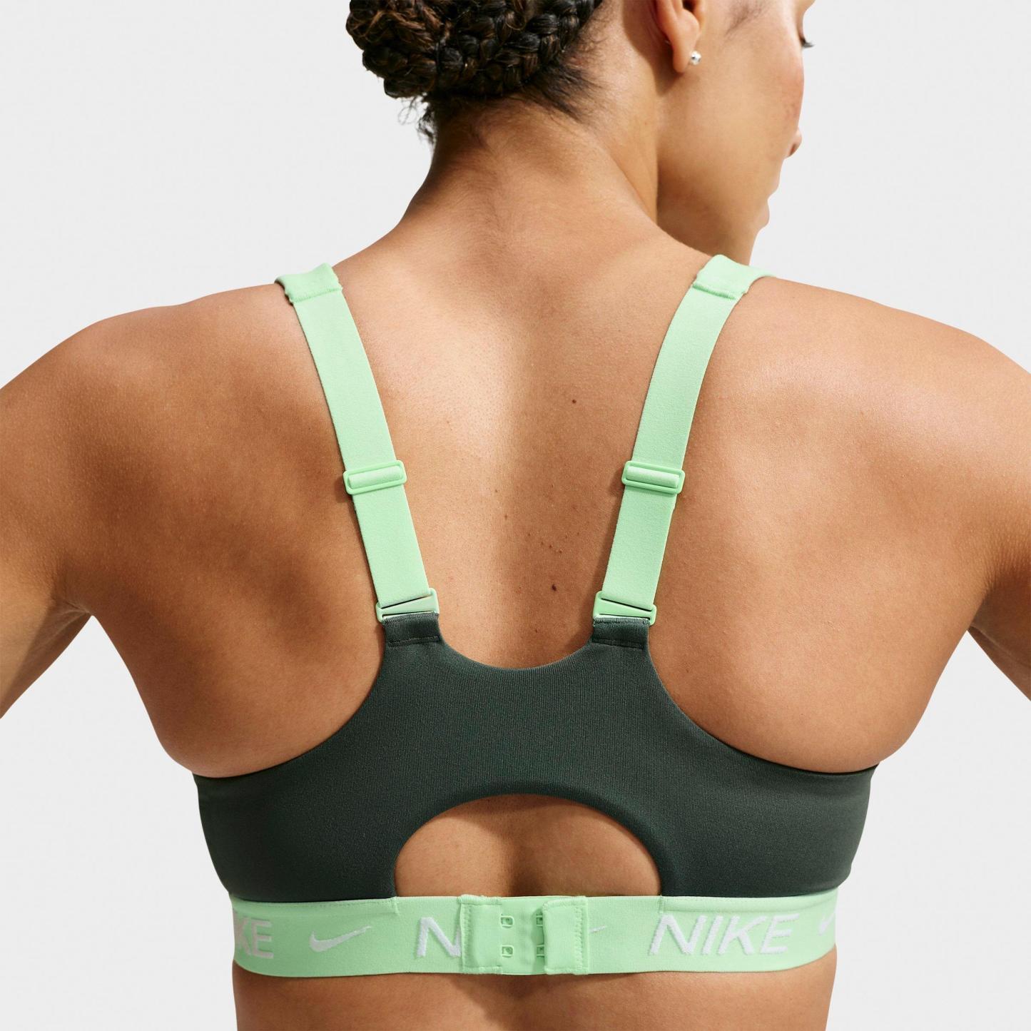 Women's Nithtke Dri-FIT Indy High Support Sports Bra - Cucumber Calm/Camo Green