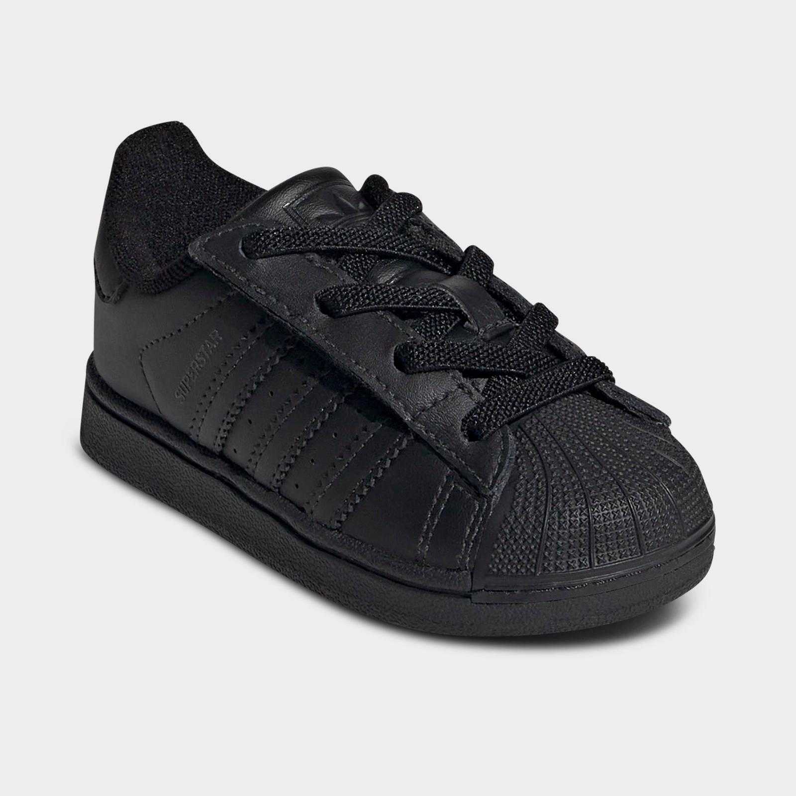 Kids' Toddler adidas Originals Superstar Casual Shoes - Black/Black/Black - view 2