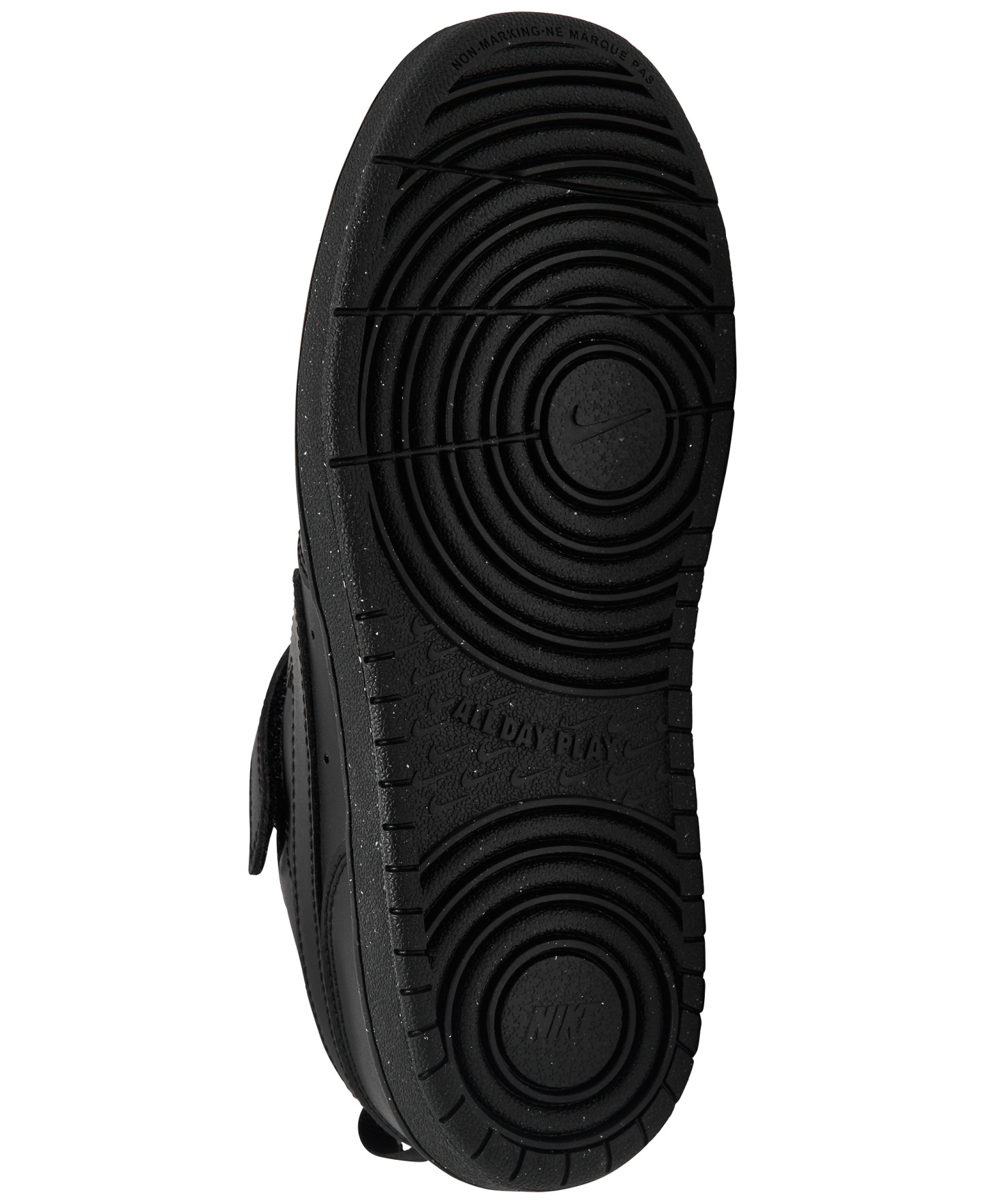 Nike Little Kids Court Borough Low Recraft Adjustable Strap Casual Sneakers From Finish Line - Black